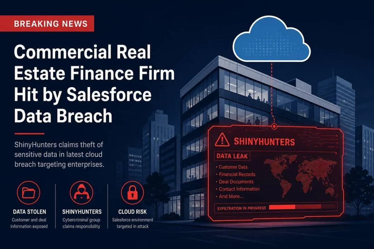 Commercial real estate finance company targeted by ShinyHunters Salesforce data breach