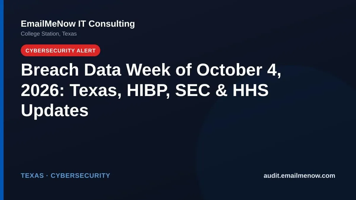 Multi-source breach data week of October 4, 2026