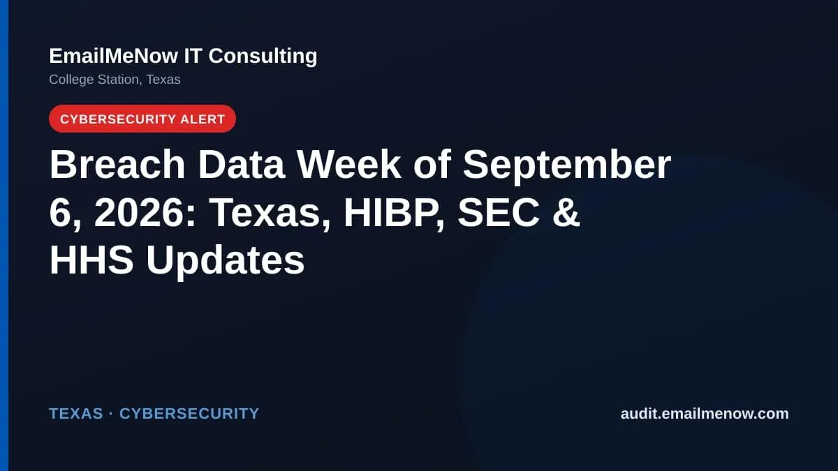 Multi-source breach data week of September 6, 2026