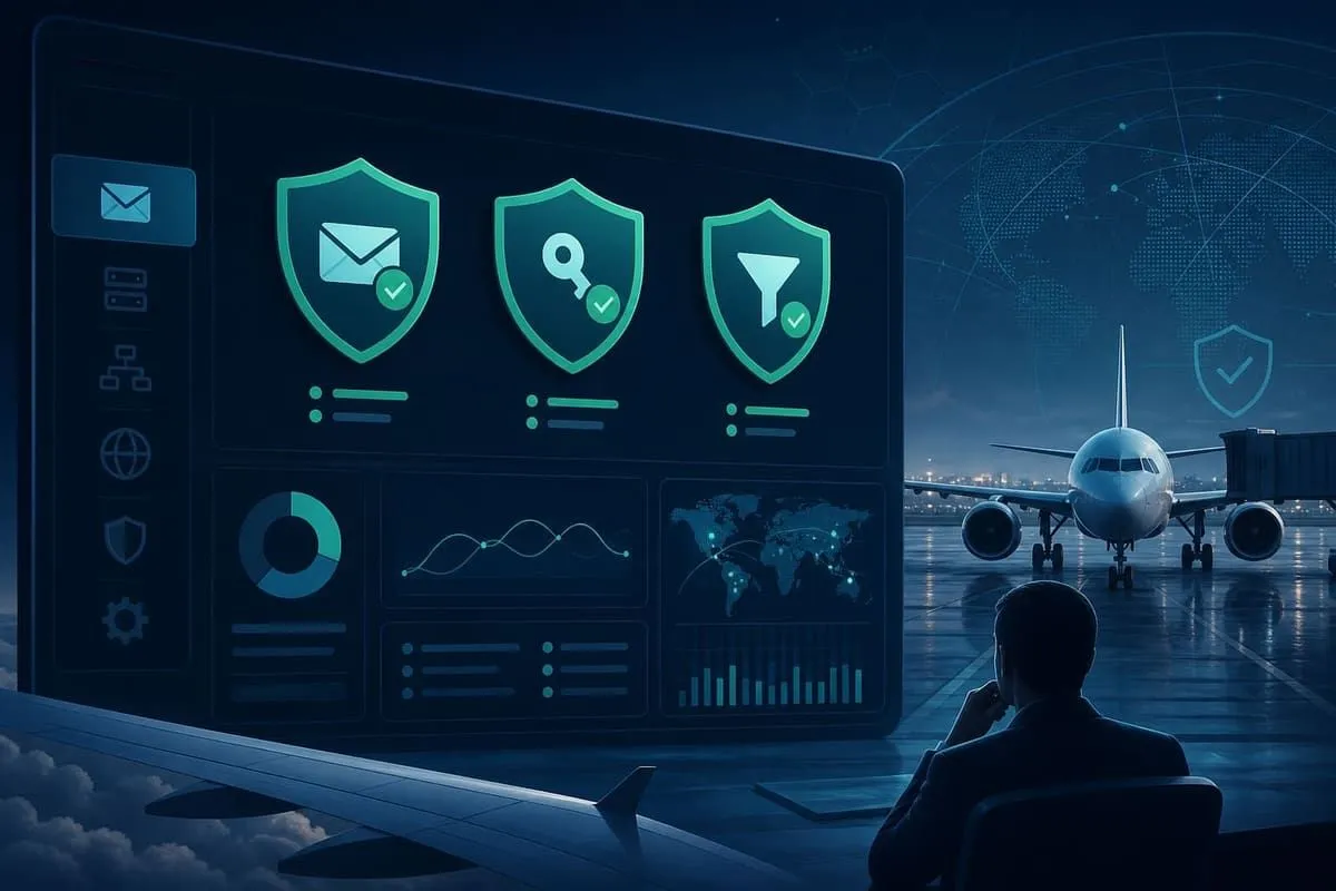 Airline domain audit shields metaphor