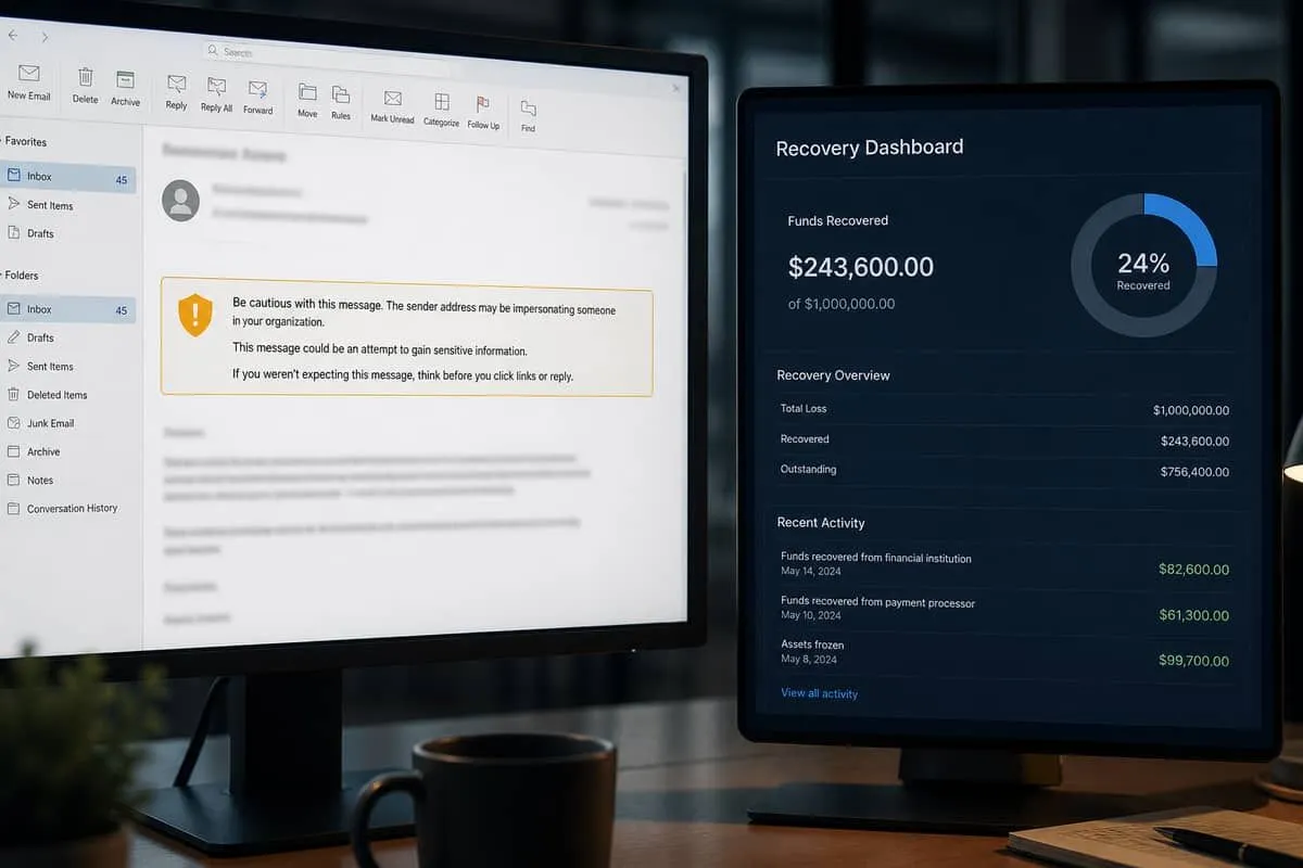 Partial bank recovery after a fraudulent political-committee payment