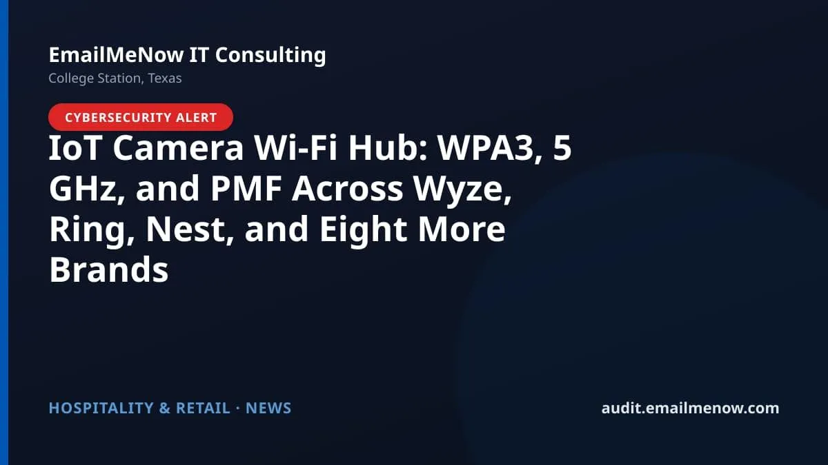 Eleven-brand smart camera Wi-Fi security comparison hub