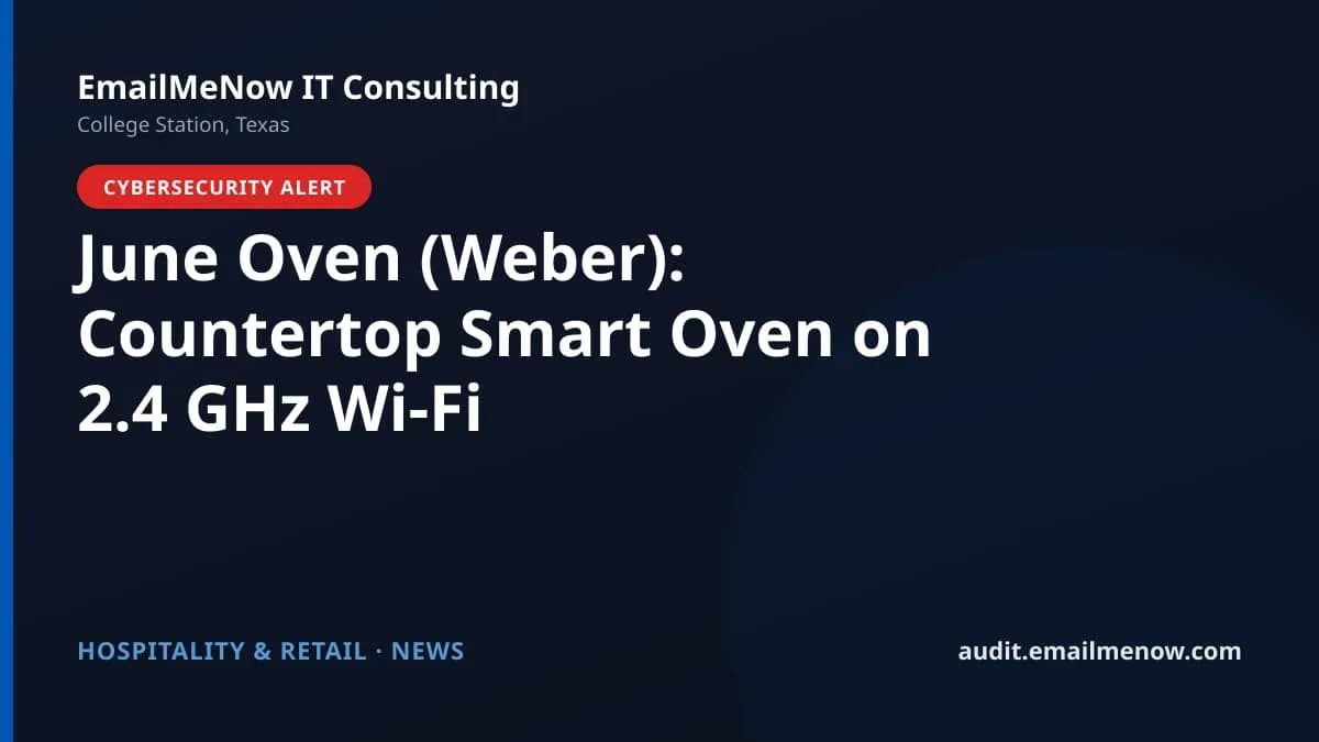 June Oven smart countertop Wi-Fi
