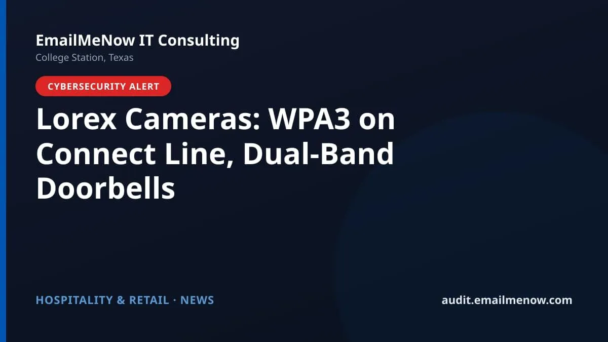 Lorex Wi-Fi security camera