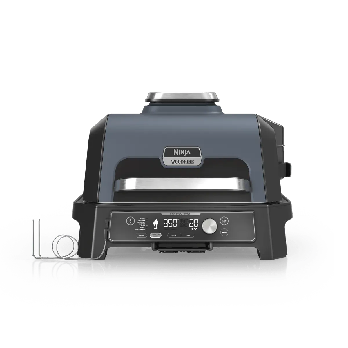 Ninja Woodfire Pro Connect Premium XL outdoor grill and smoker with Wi-Fi, model OG951