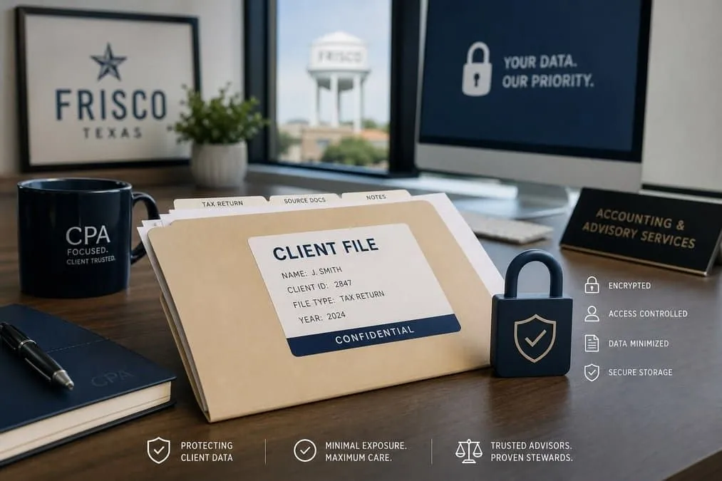 Illustration: small CPA firm client name data exposure in Texas OAG breach filing