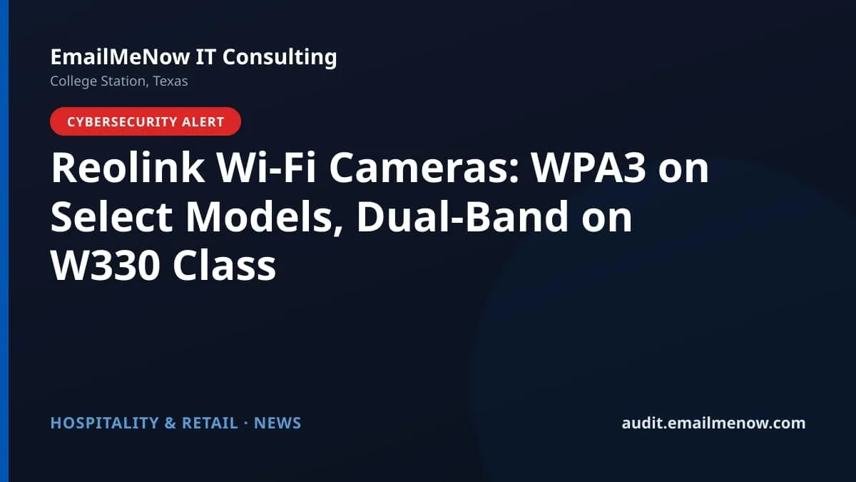Reolink Wi-Fi camera