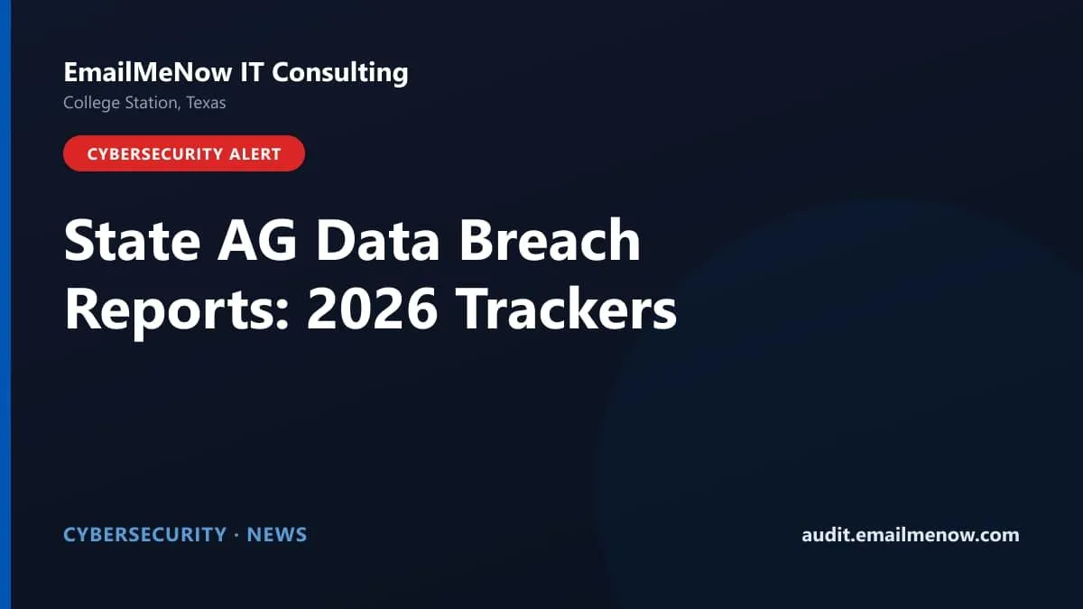 Directory of 2026 state AG data breach trackers with live breach report data
