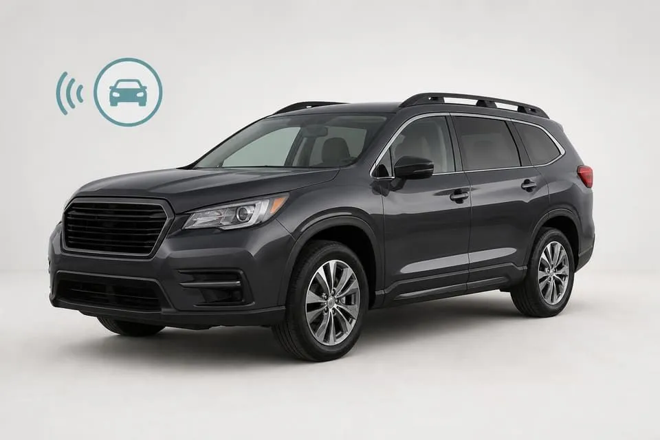 Representative Subaru Ascent-style three-row SUV in the STARLINK connected-vehicle class