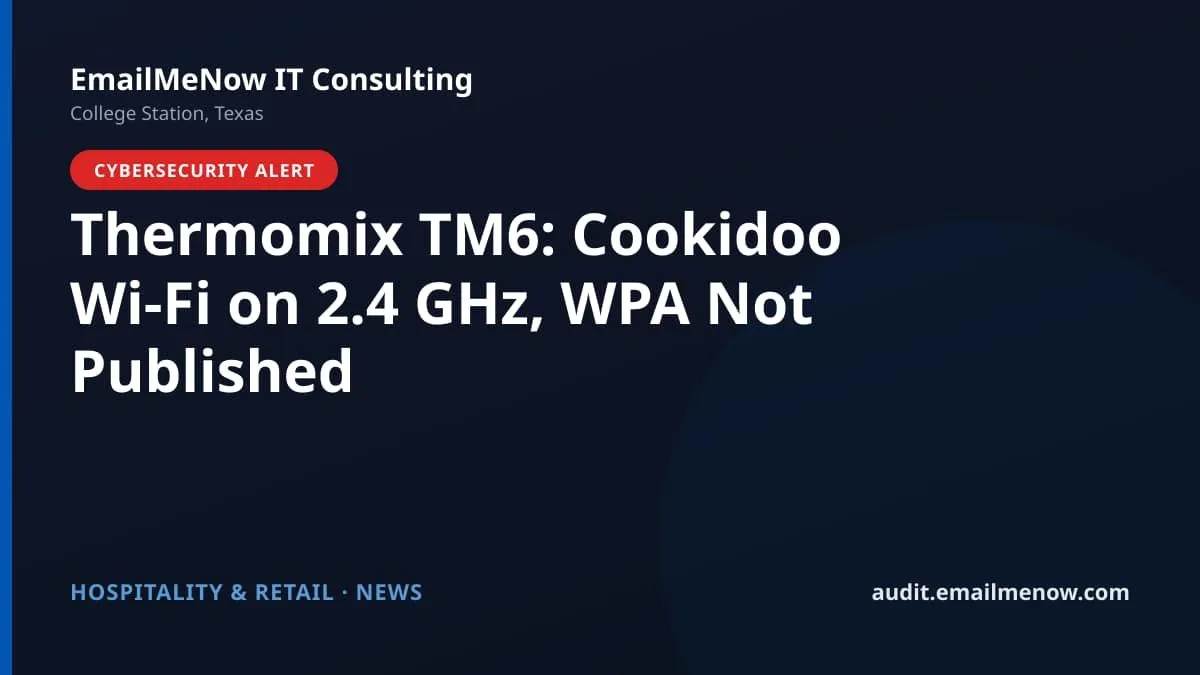 Thermomix TM6 Wi-Fi Cookidoo