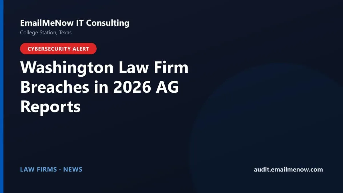 Washington law firm data breach tracker from AG notifications in 2026