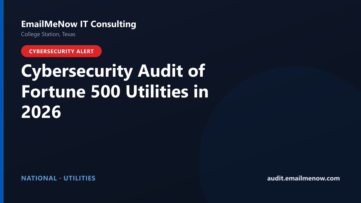 Digital audit dashboard with a United States map showing cybersecurity scores of utilities