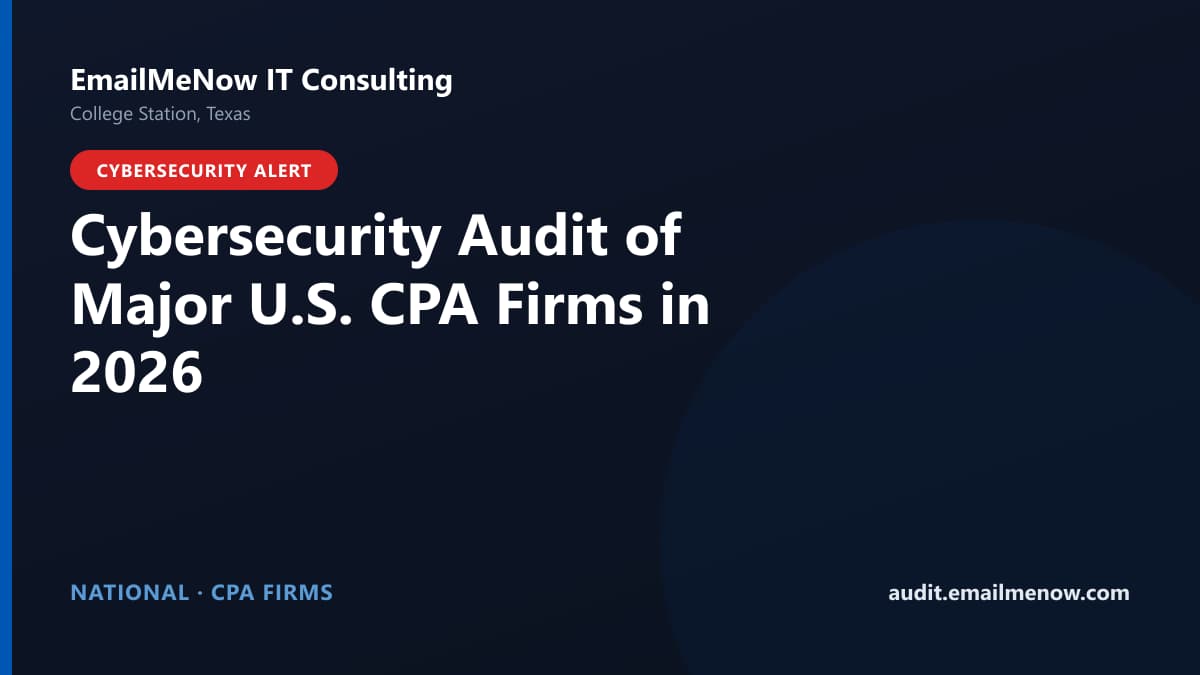 Digital audit dashboard with a United States map showing cybersecurity scores of CPA firms